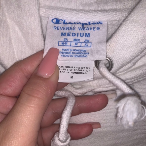 white champion hoodie - Picture 3 of 3